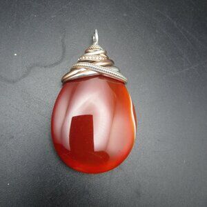 Brighton NEPTUNE'S RINGS Carnelian Cabochon Stone Pendant